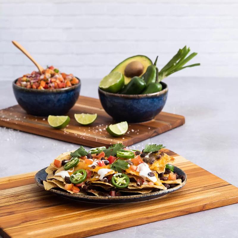 木製 カッティングボード 2枚セット 69293 まな板 チーク 湿気に強い