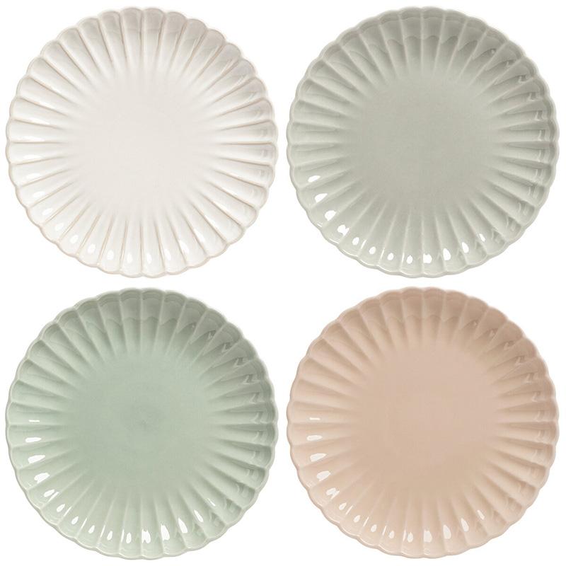 over&back オーバーアンドバック スカラップ ディナープレート 4枚