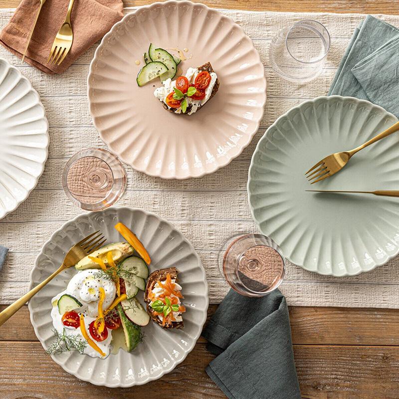 フッチェンロイター 大皿 スカラップエッジ ディナープレート 4枚 over&back オーバーアンドバック スカラップ ディナープレート 4枚