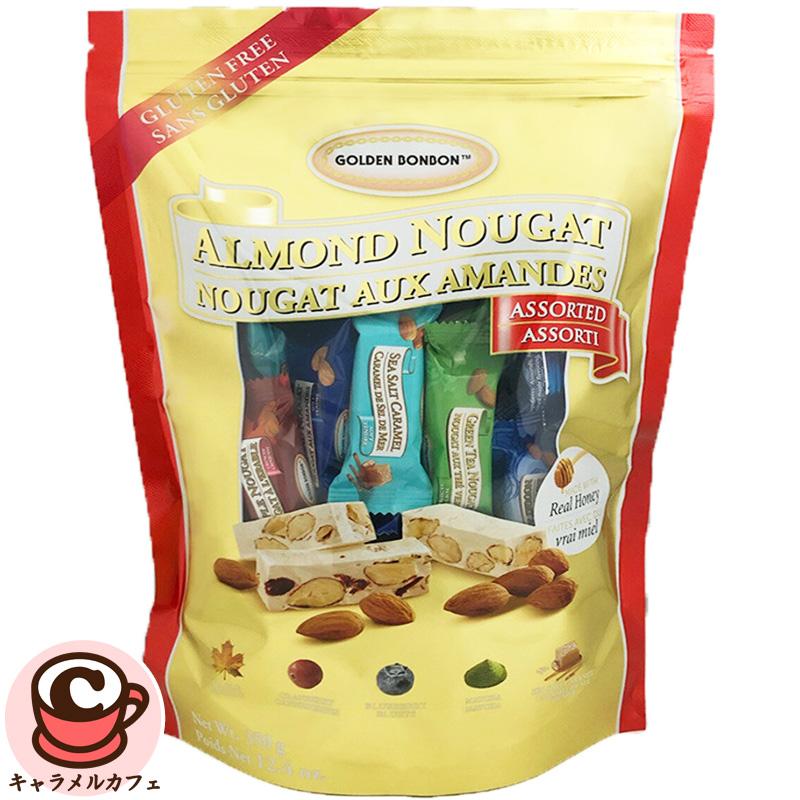ゴールデンボンボンアーモンドヌガーアソート 69840 メープル ブルーベリー クランベリー 抹茶 シーソルト キャラメル 個包装 お菓子 コストコ 直送 | 