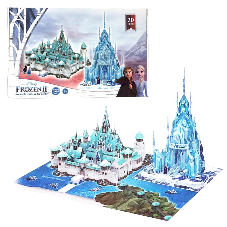 送料無料 Costco コストコ Frozen 2 アナと雪の女王 2 アレンデル城 氷の城 3dパズル 立体パズル 343ピース パズル 知育 玩具 おもちゃ Cot キャラメルカフェストア 通販 Yahoo ショッピング