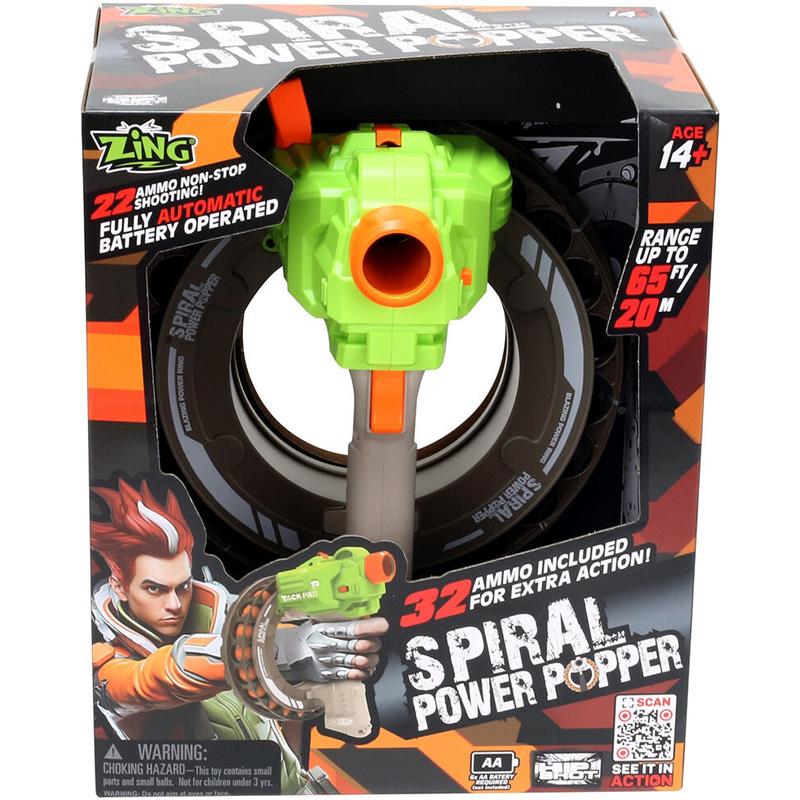 ZING スパイラル パワー ポッパー 74744 弾22発 射撃 全自動