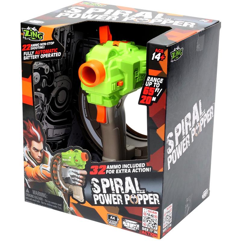 ZING スパイラル パワー ポッパー 74744 弾22発 射撃 全自動