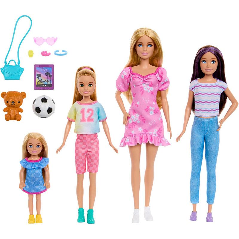 Barbie（バービー） MATTEL マテル なかよし4しまい ドールセット