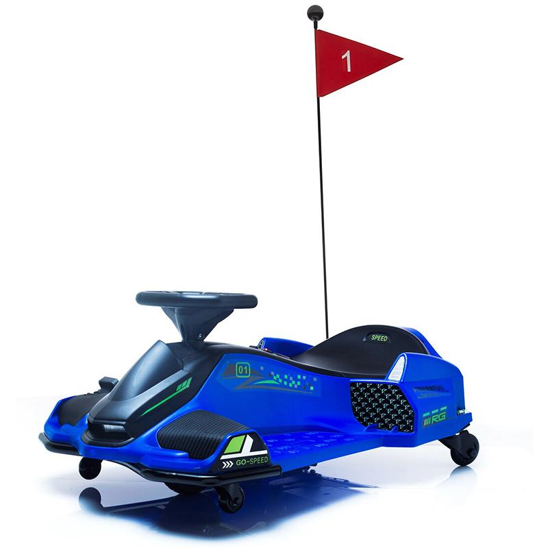 子ども用電動乗用スピニングカート 75311 ドリフト スピン LED 充電式