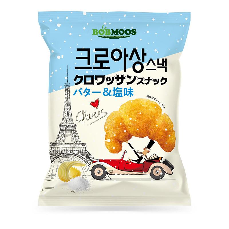 韓国クロワッサンスナック 塩バター＆チョコ 8袋入り 1箱 数量限定】送料無料 即日発送 韓国焼菓子 クロワッサンスナック バター