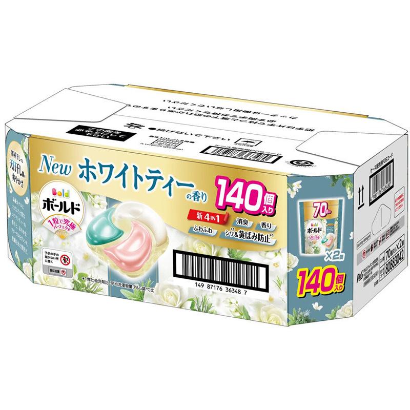 ボールド 洗濯洗剤 ジェルボール 4in1 ホワイトティー&フローラルの