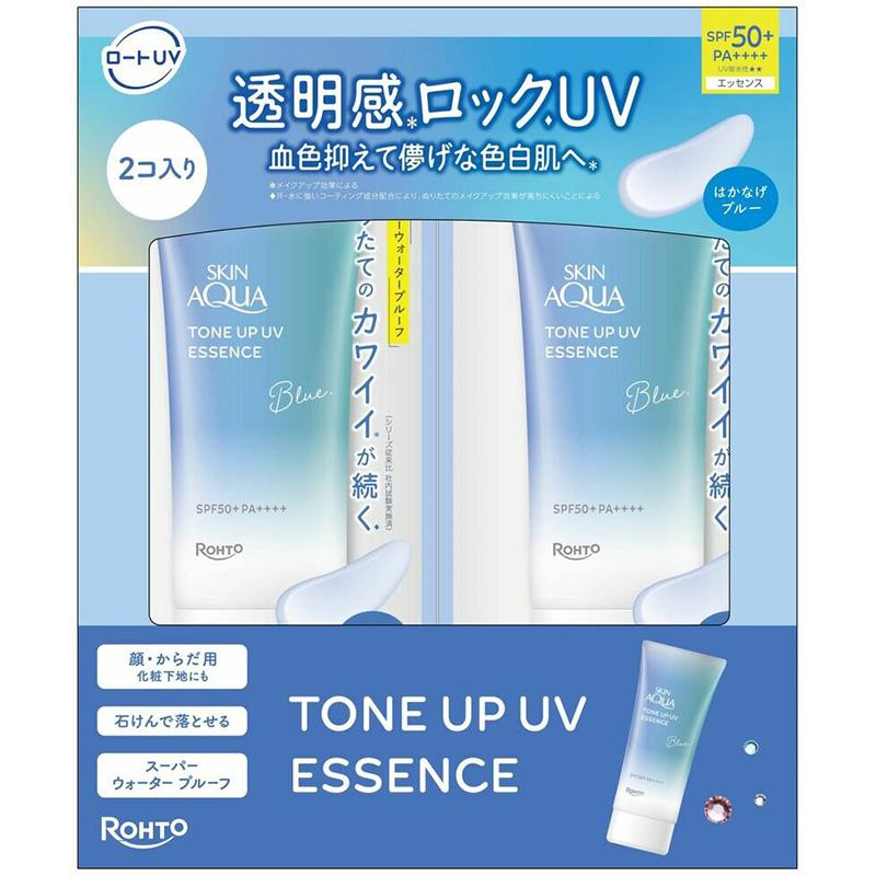 スキンアクア ロート トーンアップ UV エッセンス 2パック 77954