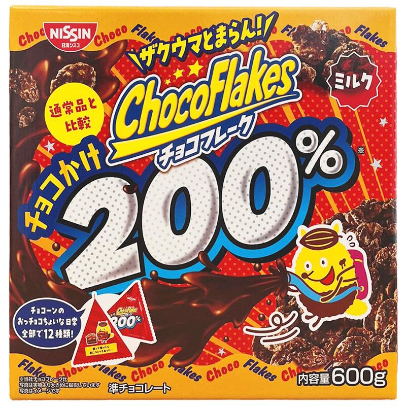 日清食品 日清 チョコフレーク チョコカケ200% 600g 79968