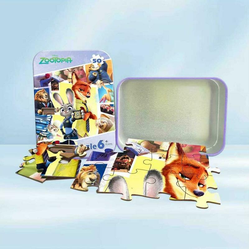 ズートピア Disney ディズニー パズル 缶 20缶セット 81564 ブリキ箱