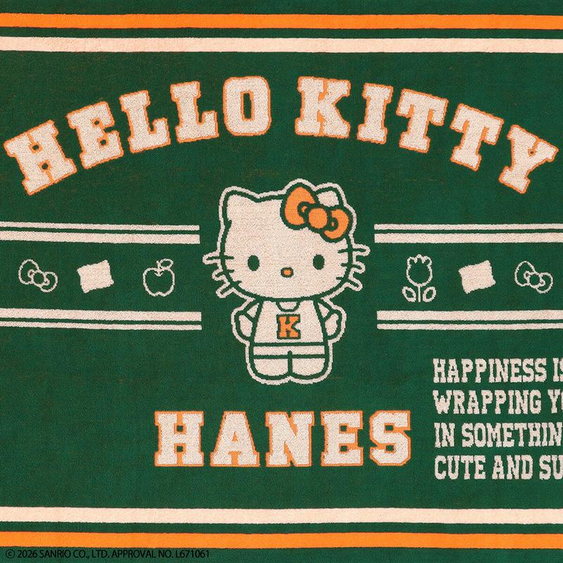 sanrio（サンリオ） ヘインズ ＆ キッズビーチタオル 120cm x 80cm