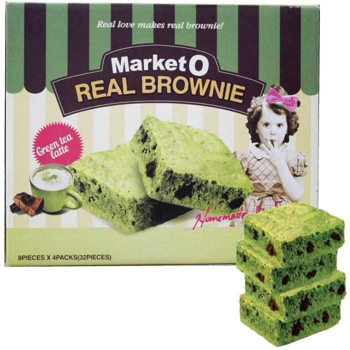 Marketo マーケットオー リアルブラウニー 抹茶 グリーンティーラテ ギフトパック 8個 4箱 32個入り チョコレートブラウニー輸入食材 輸入食品 Cot キャラメルカフェストア 通販 Yahoo ショッピング