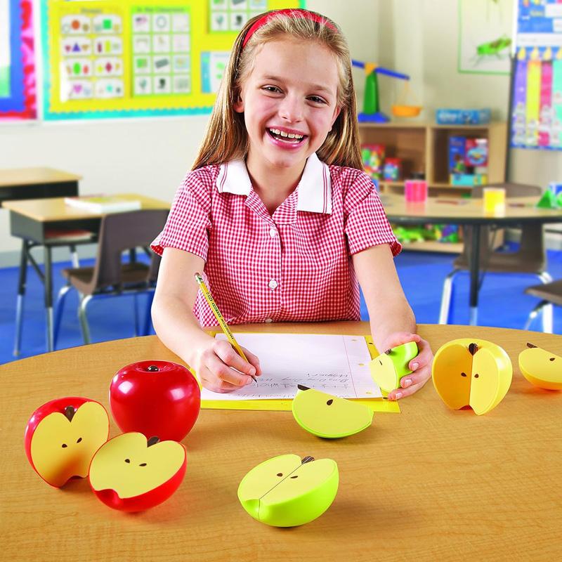 Learning Resources 切って！分けて！分数りんご LER 0904 ラーニングリソーシズ 5歳 幼児 知育玩具 理解 仕組み かわいい おもちゃ 誕生日 プレゼント 通販の画像