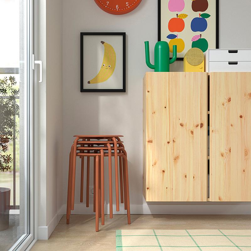 イケア（IKEA） MARIUS マリウス スツール いす 椅子 ホワイト