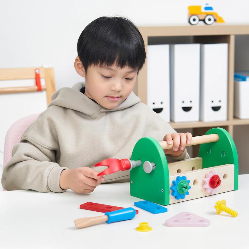 イケア（IKEA） BLOMFLUGA ブロムフルーガ おもちゃのツール13点セット