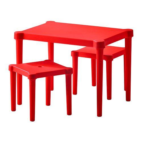 送料無料イケア Utter子供用テーブル スツール椅子2脚 レッドikea Ikea3023 キャラメルカフェストア 通販 Yahoo ショッピング