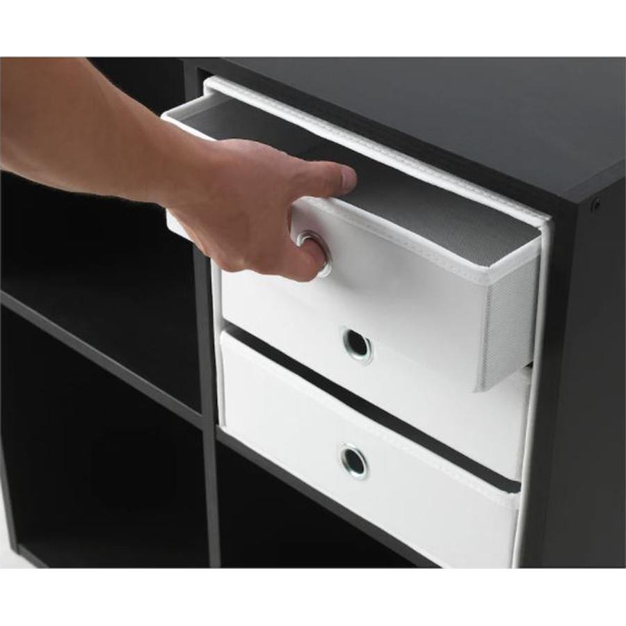 IKEA FLARRA フラッラ ブラックファブリック収納ボックス 3段【4個】 Amazon｜IKEA/イケア FLARRA：ミニチェスト引き出し×3