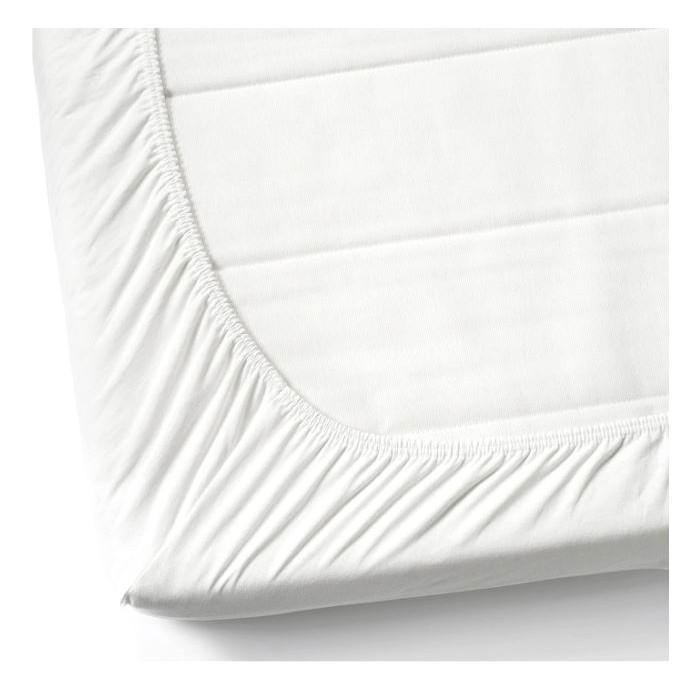 送料無料 イケア Ikea Varvial ヴォルヴィアル ボックスシーツ デイベッド用 マットカバー ホワイト 80cm 0cm Ikea キャラメルカフェストア 通販 Yahoo ショッピング