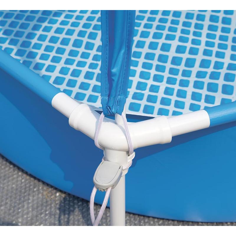 INTEX インテックス キャノピー メタルフレーム プール 28209NP 1.83m x 38cm 屋根付き 日焼け防止 紫外線予防 シェード 3歳 ビニール 家庭用 夏休み 水遊び_3