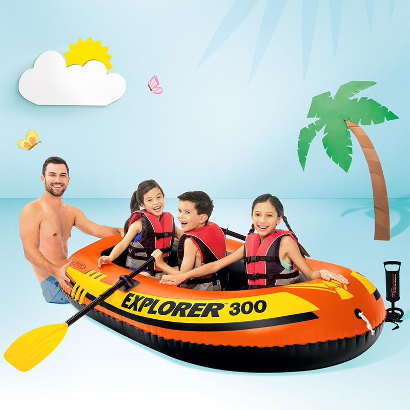 INTEX インテックス エクスプローラー300 ボート セット 3人乗り 58332