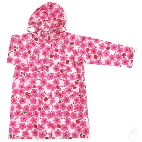 miffy ミッフィー 子供用 レインコート ピンク お花畑 110 120 cm フード 透明窓 ポケット 収納 通園 通学 カッパ 雨合羽 小学生 子供 防水 撥水 雨具 通販 | Miffy | 03