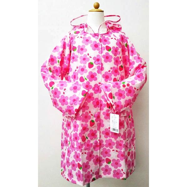 miffy ミッフィー 子供用 レインコート ピンク お花畑 110 120 cm フード 透明窓 ポケット 収納 通園 通学 カッパ 雨合羽 小学生 子供 防水 撥水 雨具 通販 | Miffy | 05