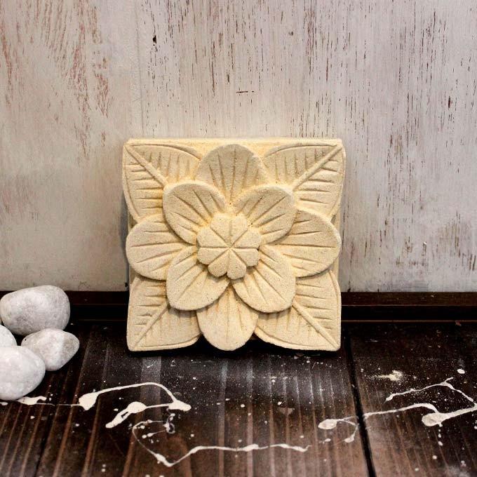 ストーンレリーフ 石の壁飾り 10ｃｍ アジアンガーデン バリ風 お庭 Diy Stone4 96 アジアン雑貨 家具のカランカラン 通販 Yahoo ショッピング
