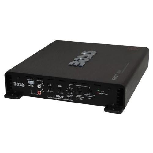 BOSS ボス R6002 1200W 2Ch カーオーディオアンプ+Remote+8 Gauge