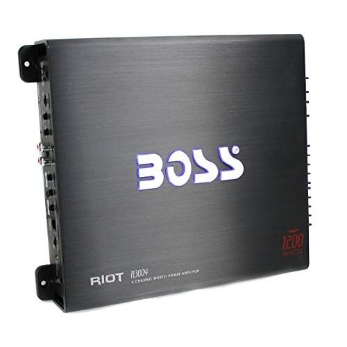 BOSS ボス  R3004 1200W 4Ch カーオーディオアンプアンプ + Remote + 8 Gauge アンプキット｜caraudioshop｜03