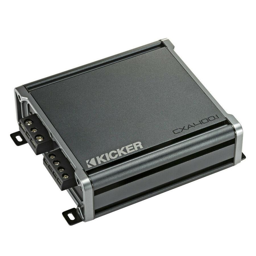 Kicker キッカー  46CXA4001 800W MONO Class Dパワー カーオーディオアンプアンプ CXA400.1｜caraudioshop