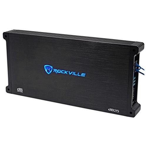 Rockville dB25 2800W/1400w RMS 2Ch アンプCar Stereoアンプ, Loud