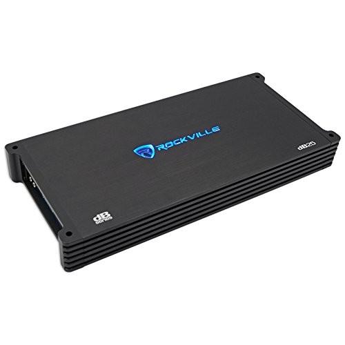 Rockville dB25 2800W/1400w RMS 2Ch アンプCar Stereoアンプ, Loud