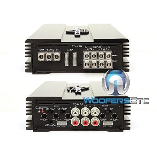 Zapco ST-4X SQ 4Ch 380W RMS Class AB アンプ : カーオーディオ輸入