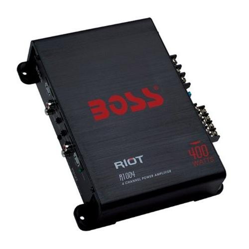 New BOSS Audio ボス オーディオ R1004 400W 4Ch Carパワー アンプMosfet+8 Ga アンプキット