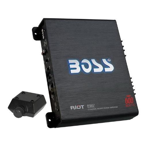 New BOSS ボス R3002 600W 2Ch Car アンプ+ 8 Gauge アンプInstall Kit