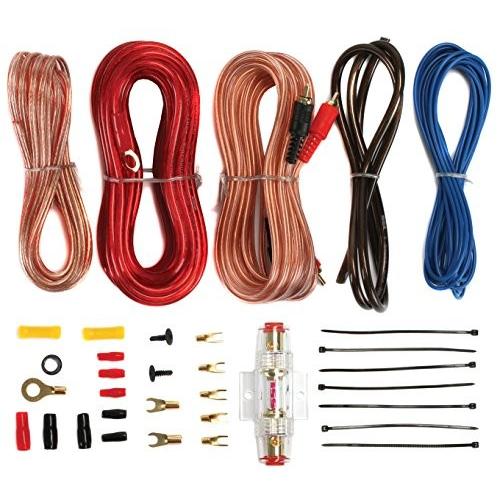 New BOSS ボス R3002 600W 2Ch Car アンプ+ 8 Gauge アンプInstall Kit