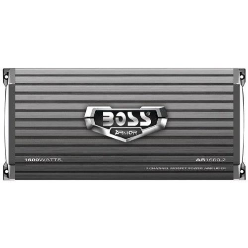 NEW BOSS ボス AR1600.2 1600W 2Ch カーオーディオアンプパワーアンプ + Remote AR16002 : 自動車 ...