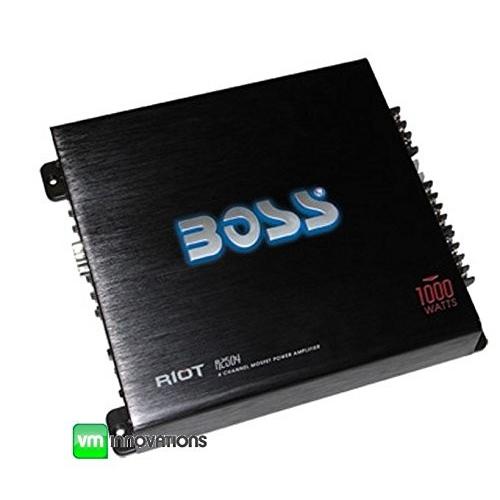 BOSS Audio ボス オーディオ R2504 1000W 4Ch Car アンプPower+Remote+