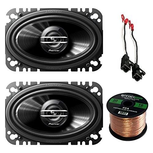 Pioneer パイオニア TSG4620S 4x6 2-Way 200W Car スピーカー (ペア