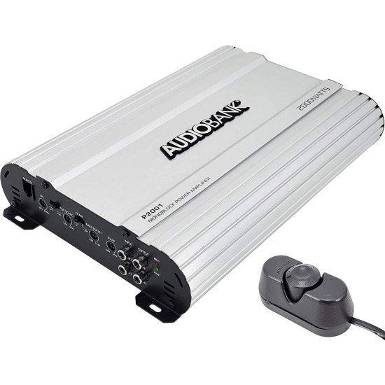 Audiobank モノブロック 2000W Amp Class AB カーオーディオ ステレオ アンプ P2001 HeavyDuty