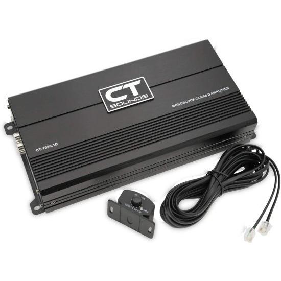 CT Sounds CT-1000.1D Compact Class D カーオーディオ モノブロック アンプ, 1000W RMS