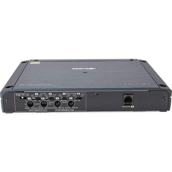 Kenwood XR401-4 eXcelon 400-Watt 4チャンネル アンプ : 自動車部品 