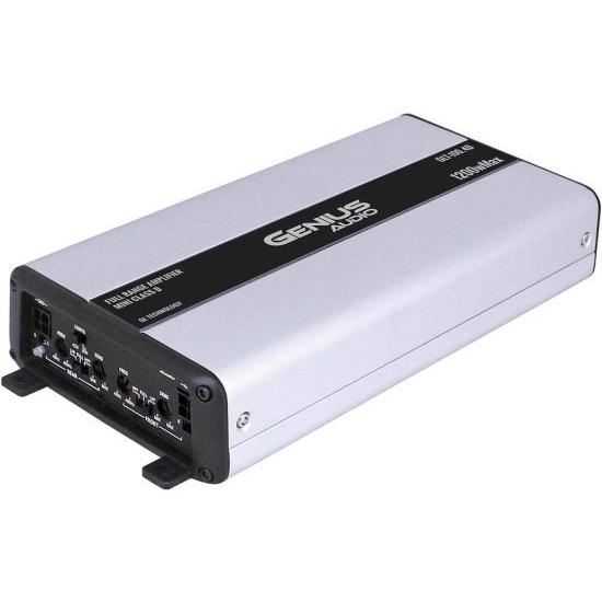 Genius Audio GLT100.4D Compact Mini カーオーディオ アンプ 1200W Max Class D 4