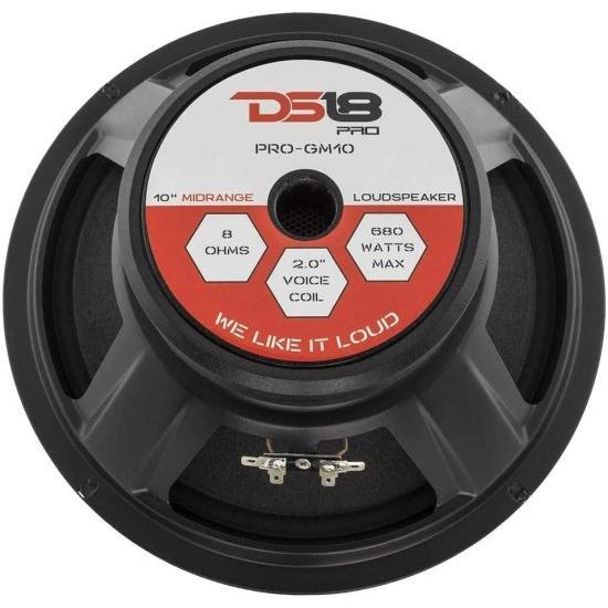 DS18 PRO Audio Mids and Highs パッケージ 2 x PROGM 10" ミッドレンジ Loudスピーカー