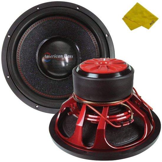 American Bass 15" Competition Car サブウーファー, 3000W Maximum Power, Bass