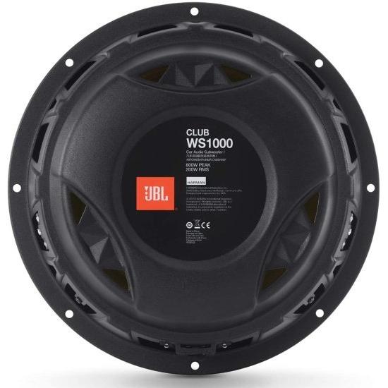 JBL Club WS1000 - 10” shallow mount サブウーファー w/SSI? (Selectable Smart Impedance) switch from 2 to 4 ohm｜caraudioshop｜02