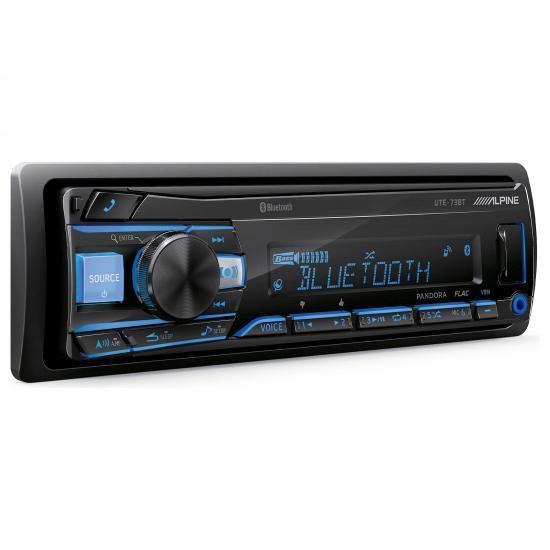 Alpine UTE-73BT メカレス デジタルメディアレシーバー（Bluetooth 