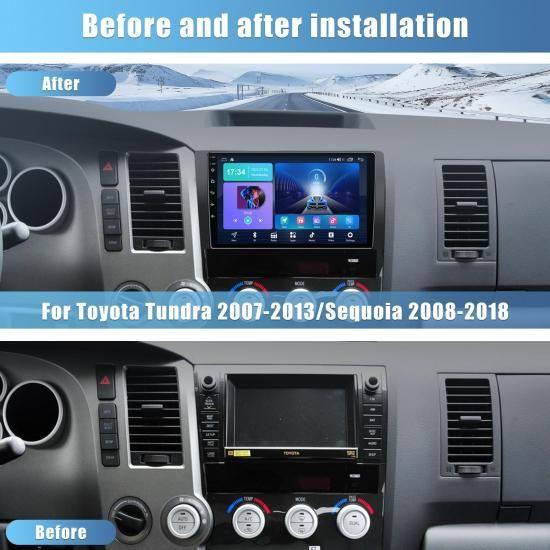 4GB+32GB カーステレオ Android 13 トヨタ タンドラ 2007-2013