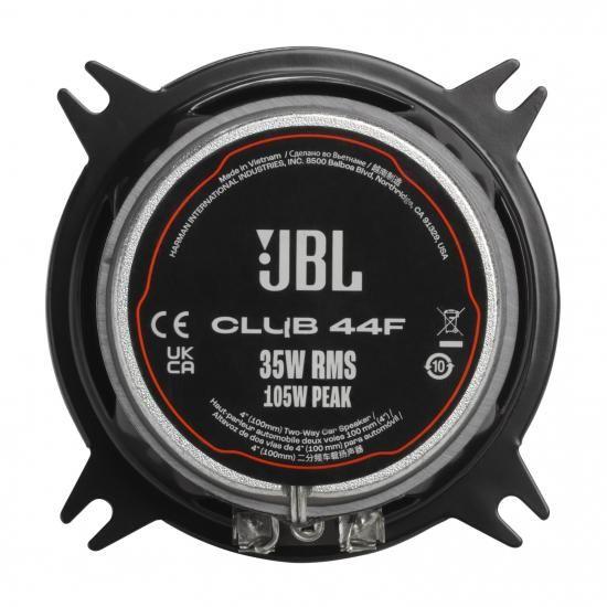JBL Club 44F - 4インチ (100mm) 2ウェイカースピーカー、35W RMS