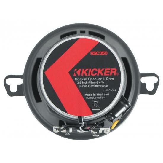 オーディオセービングバンドル: (4) Kicker 51KSC3504 3.5インチ 50